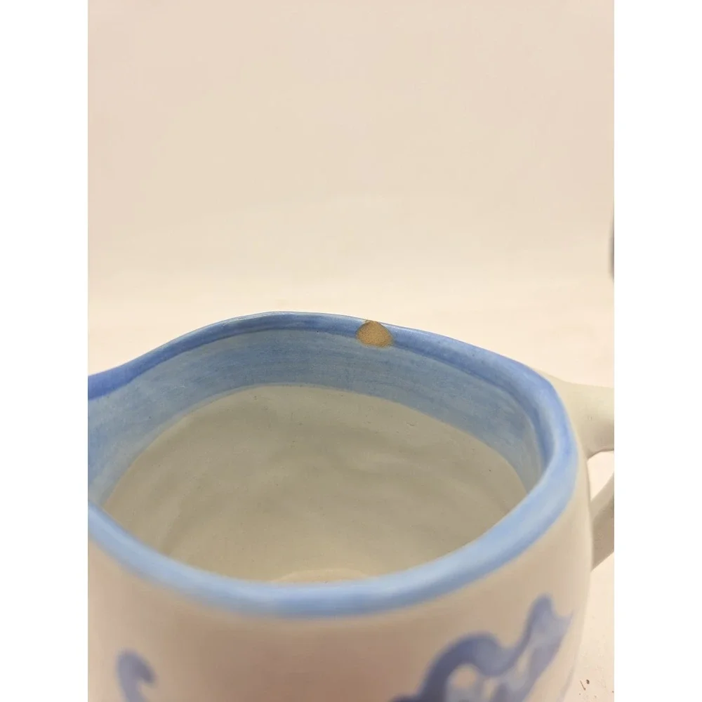 M.A. Hadley creamer pitcher cow farmhouse milk syrup 3 1/2